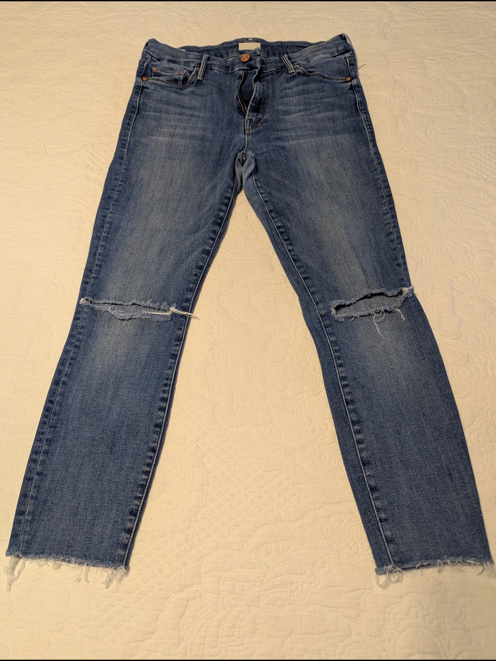 MOTHER Looker Crop Made Me